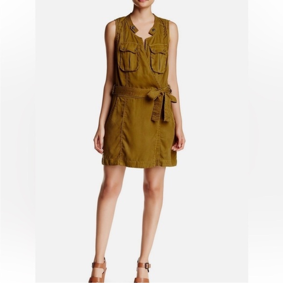 Free People Dresses & Skirts - Free People Desert Daylight Sleeveless Utility Mini Dress NWOT